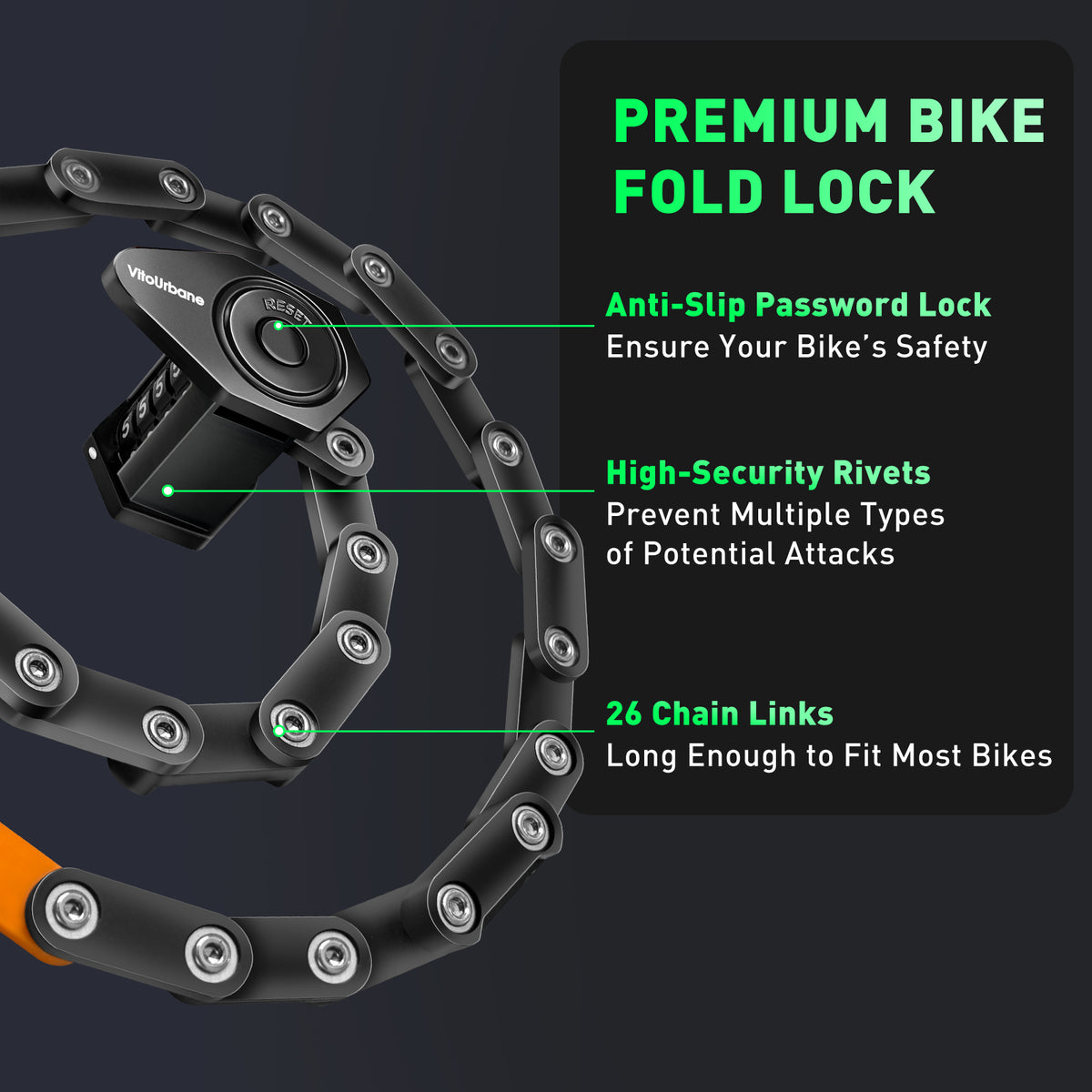ECLIO Password Folding Lock