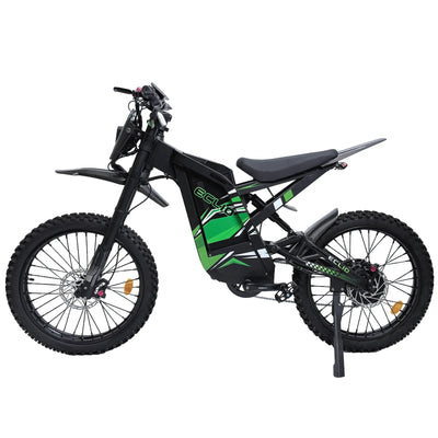 Eclio D01 Electric Dirt Bike for Adults, 4500W Peak Motor 40MPH Electric Motorcycle, 48V 30Ah Removable Battery 70Miles Mountain EBike, Fat Tires Off-Road Electric Bicycle with Full Suspension