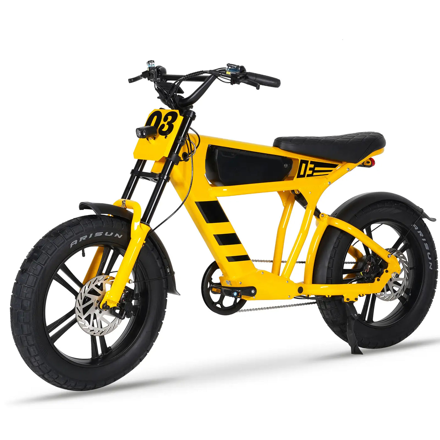 ECLIO FT-03 Electric Bike for Adults, 20" Fat Tire All-Terrain Electric Dirt Bike, 48V 18.2AH Removable Battery, Aluminum Alloy Frame Ebike